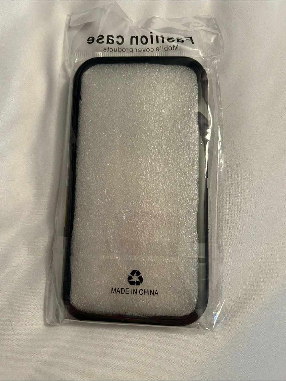 Black Fashion Case Phone Cover for iPhone (IP12/12pro)
